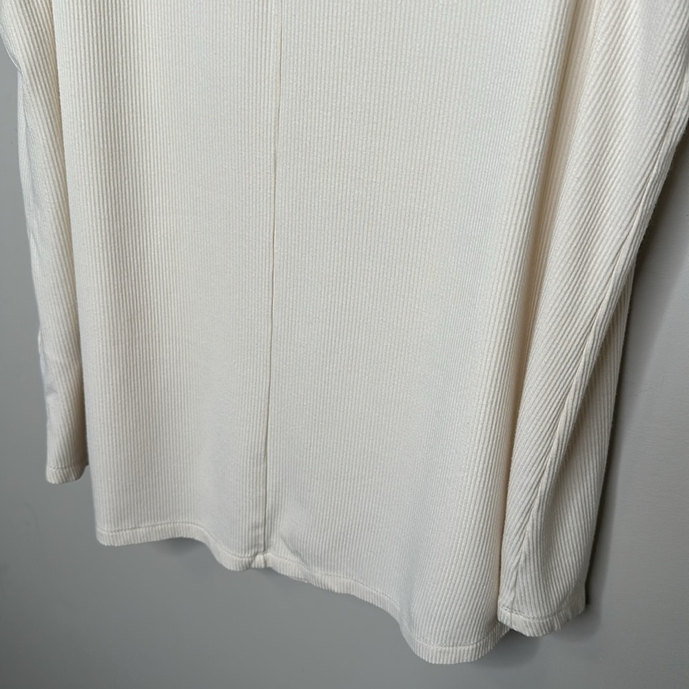 Addition Elle Cream Ribbed Knit Racer Back Cami - Picture 11 of 11